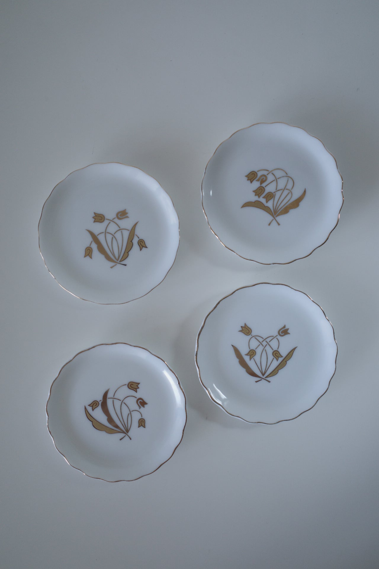 資生堂 Shiseido<花椿>鬱金香豆皿