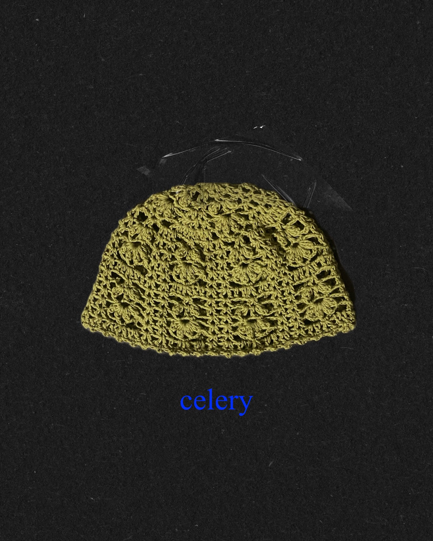 夏日編織有機棉beanie