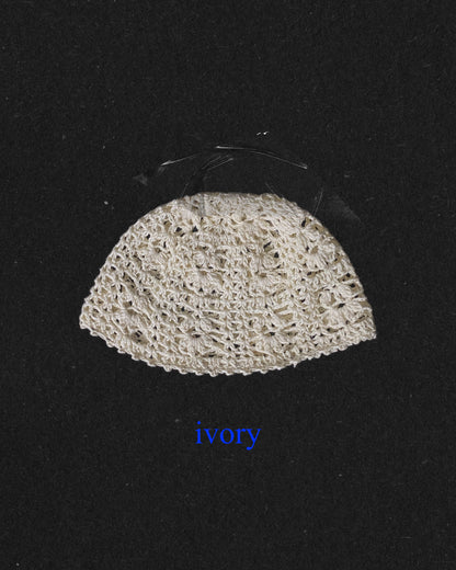 夏日編織有機棉beanie