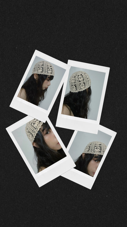 夏日編織有機棉beanie