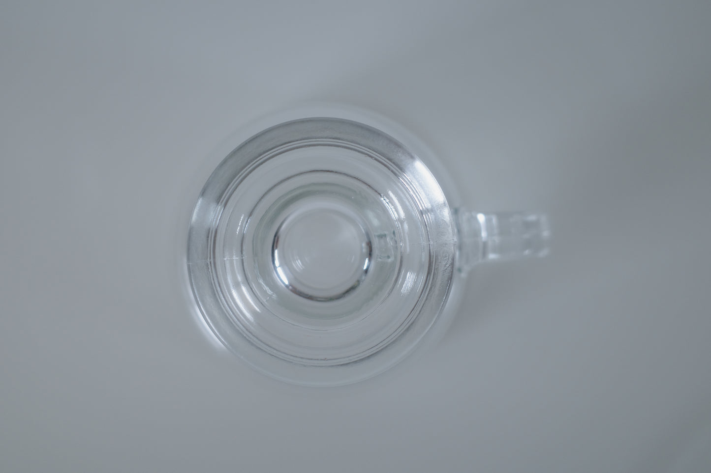 KAMEI GLASS高腳透明咖啡杯連盤