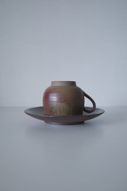 木村陶峰備前燒咖啡杯