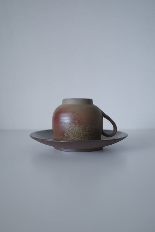 木村陶峰備前燒咖啡杯