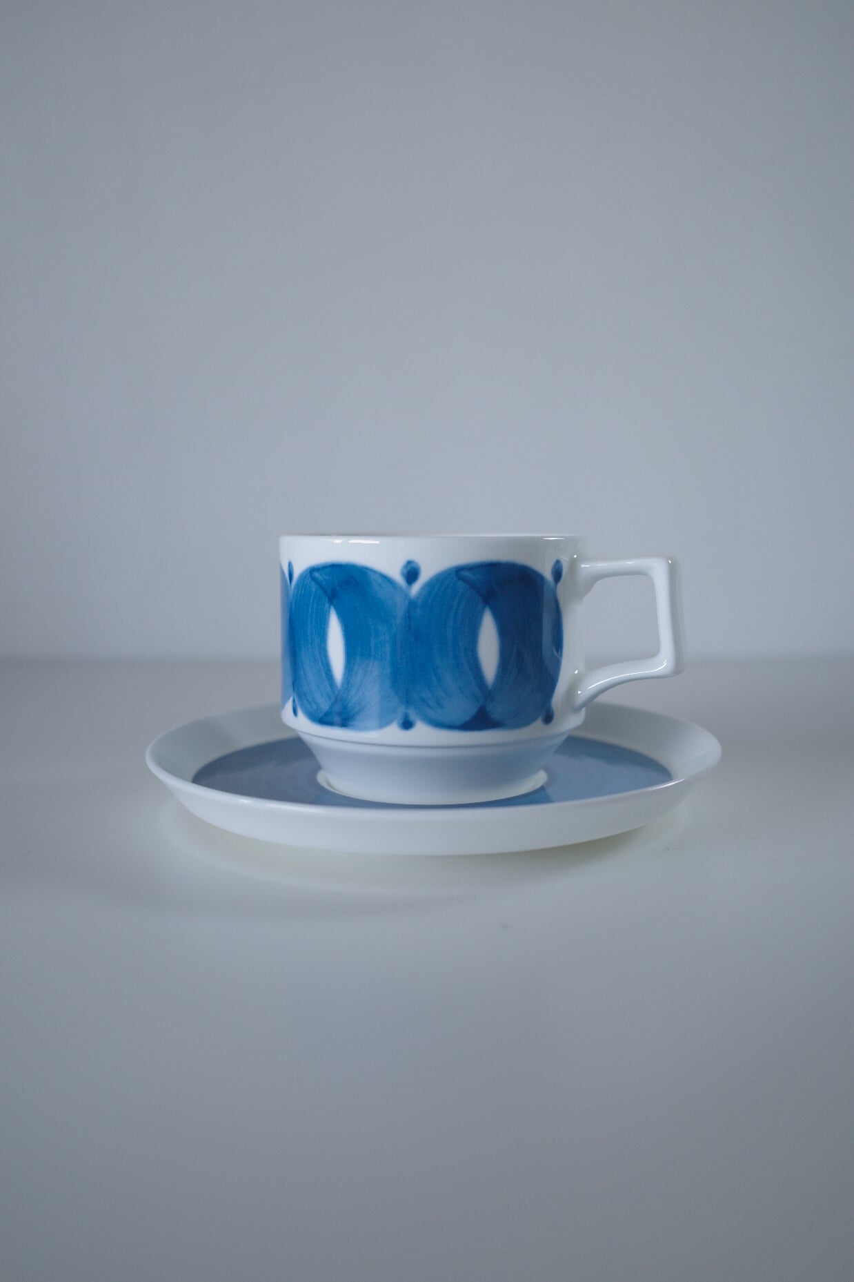 NARUMI鳴海製陶 2014 good design受賞品「手鞠」咖啡杯連盤