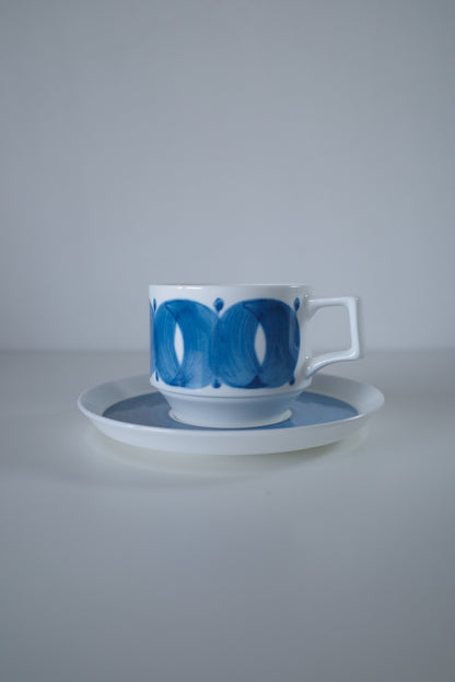 NARUMI鳴海製陶 2014 good design受賞品「手鞠」咖啡杯連盤