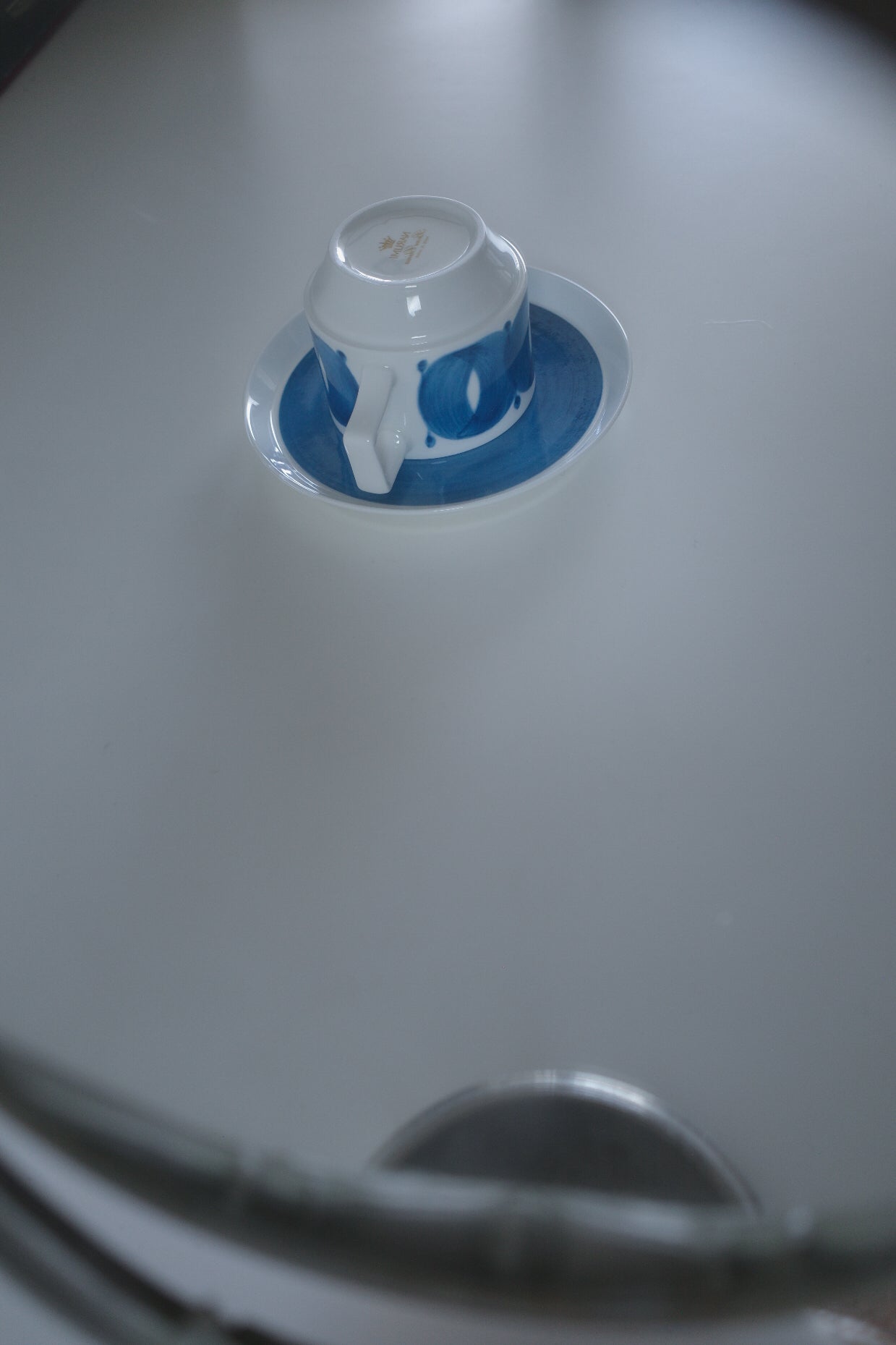 NARUMI鳴海製陶 2014 good design受賞品「手鞠」咖啡杯連盤