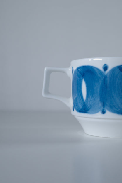NARUMI鳴海製陶 2014 good design受賞品「手鞠」咖啡杯連盤